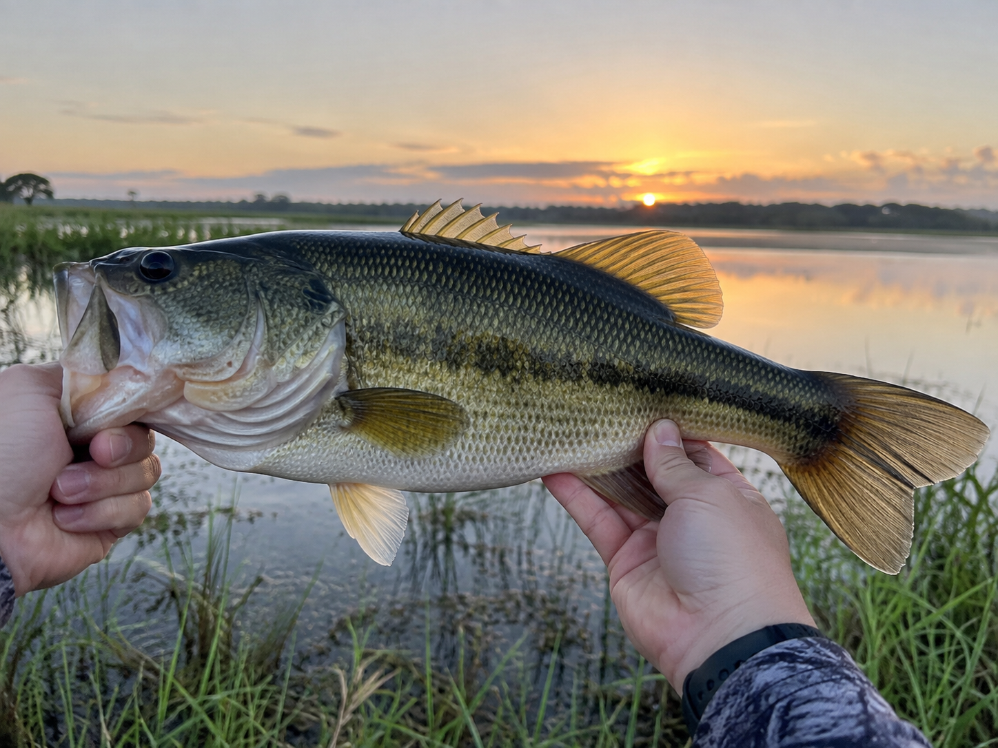AI-generated Largemouth Bass gallery example