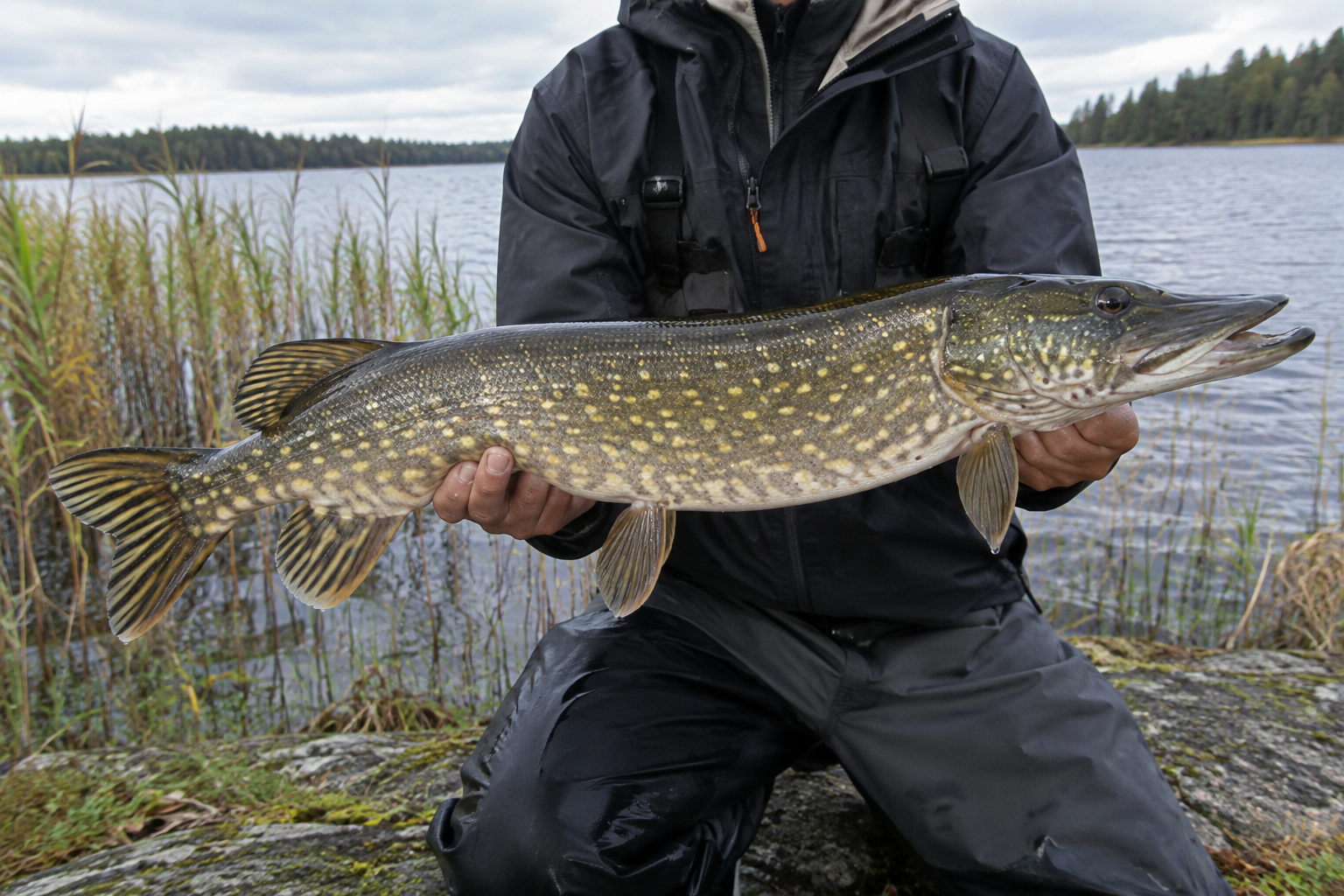 AI-generated Northern Pike gallery example