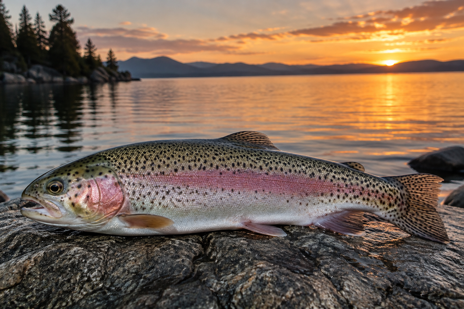 AI-generated Rainbow Trout gallery example