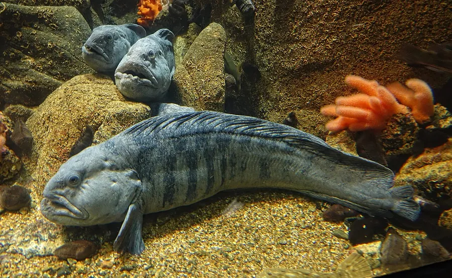 Peixe-lobo do Atlântico (Anarhichas lupus)